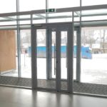 Входная алюминиевая дверь Alutech